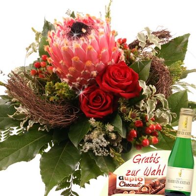 Protea-Strauß  von Blumenfee auf blumen.de