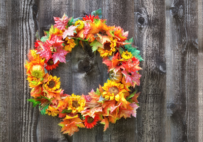 Herbstkranz Sonnenblume