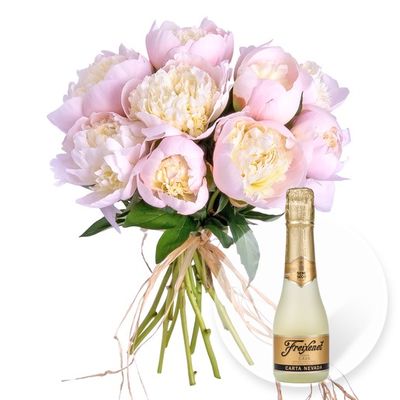 10 rosa Pfingst-Rosen  von Valentins auf blumen.de