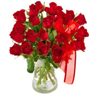 20 rote Fairtrade Rosen von EuroFlorist auf blumen.de