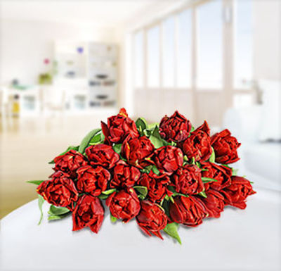 20 rote gefüllte Tulpen von Blume2000.de auf blumen.de