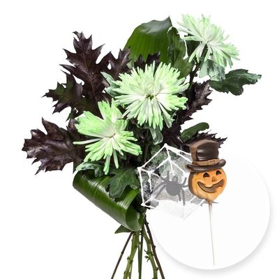 3 fluoreszierende Chrysanthemen von Valentins auf blumen.de