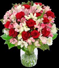 Liebesgruß mit bis zu 40 Blüten von Blume Ideal auf blumen.de