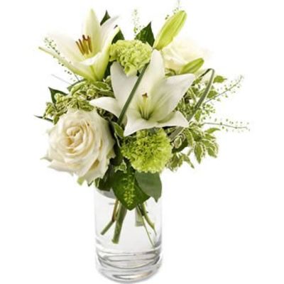 grün-weißer Blumenstrauß von EuroFlorist auf blumen.de