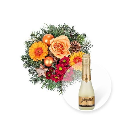 Winterbote und Freixenet Semi Seco von Valentins auf blumen.de