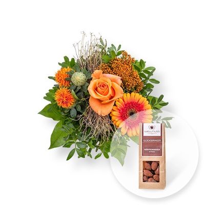 Amitiés und Trüffelmandeln von Valentins auf blumen.de