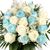 Blaue und weiße Rosen von Blumenfee auf blumen.de