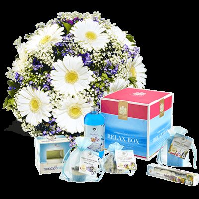 Blumenarrangement von Fleurop auf blumen.de