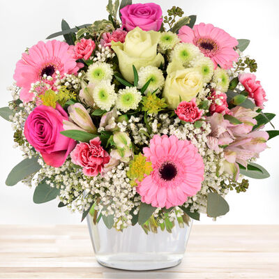 Blumenstrauß Blumenfeuerwerk von Bluvesa auf blumen.de