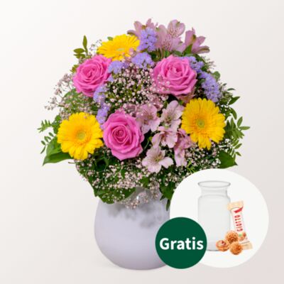 Blumenstrauß Farbentanz von FloraPrima auf blumen.de