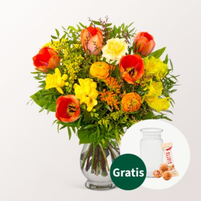 Blumenstrauß Frühlingsstrahl von FloraPrima auf blumen.de