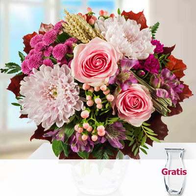 pinker Herbst von 1-2-3Blumenversand.de auf blumen.de