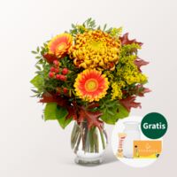 Blumenstrauß Herbstsymphonie von FloraPrima auf blumen.de