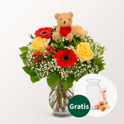 Blumenstrauß Herzensbote von FloraPrima auf blumen.de