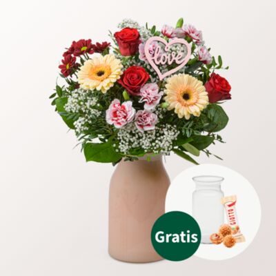 Blumenstrauß Herzenswunsch von FloraPrima auf blumen.de