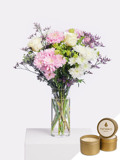 Blumenstrauß Me Time Moments von Fleurop auf blumen.de