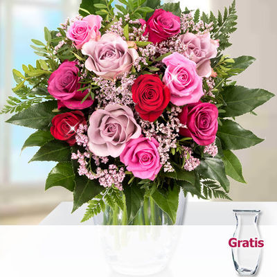 Blumenstrauß Rosengrüße  von 1-2-3Blumenversand.de auf blumen.de