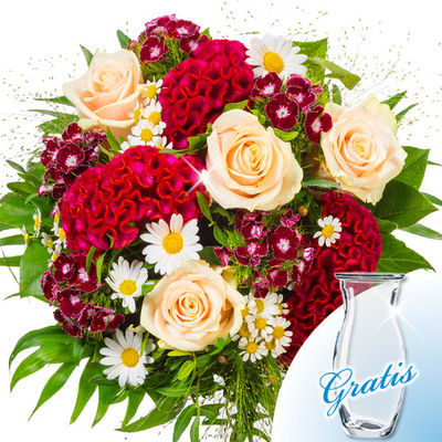 Blumenstrauß Schneewittchen von FloraPrima auf blumen.de