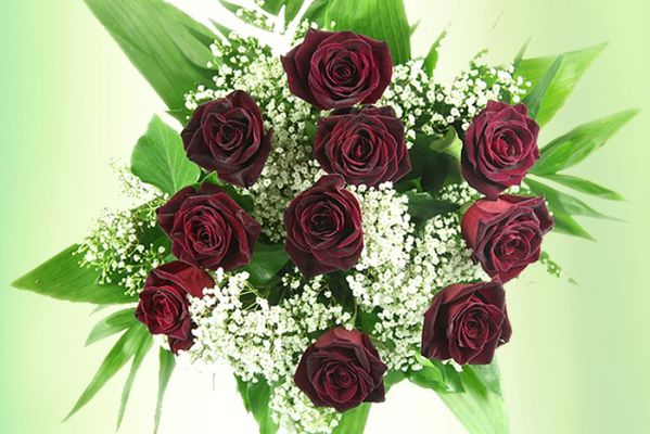 Blumenstrauß schwarze Rosen von Rosenbote.de auf blumen.de