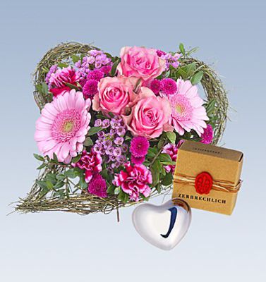 Blumenstrauß Sehnsucht und Klangherz von Lidl Blumen auf blumen.de