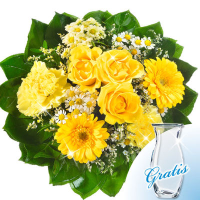 Blumenstrauß Sonnenmeer  von FloraPrima auf blumen.de