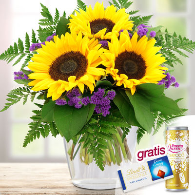 Blumenstrauß Sonnenschein von Bluvesa auf blumen.de