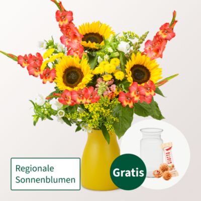 Blumenstrauß Sonnenstrahl von FloraPrima auf blumen.de
