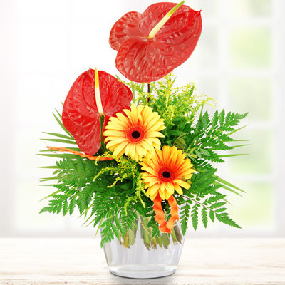 Blumenstrauß Südseetraum von Bluvesa auf blumen.de