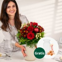Blumenstrauß Weihnachtsüberraschung von FloraPrima auf blumen.de