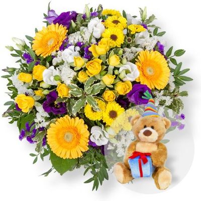 Bonjour  von Valentins auf blumen.de