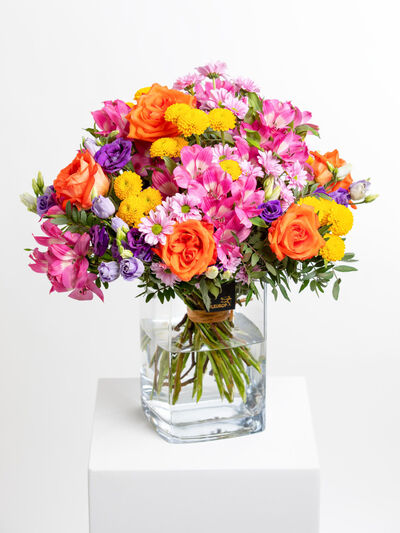 Bunte Geburtstagsfreude  von Fleurop auf blumen.de