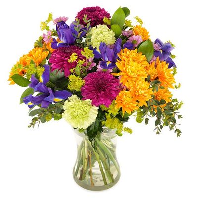 Bunter Blumengruß von EuroFlorist auf blumen.de