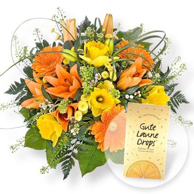 Capri und Gute-Laune-Drops von Valentins auf blumen.de