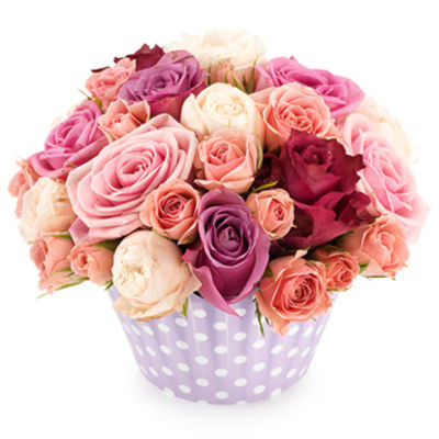 Rosen Cupcake von EuroFlorist auf blumen.de