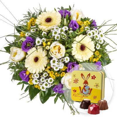 frühlingshafter Strauß von Valentins auf blumen.de