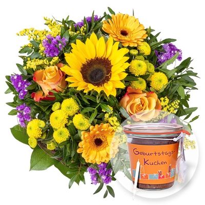 Geburtstagsstrauß von Valentins auf blumen.de