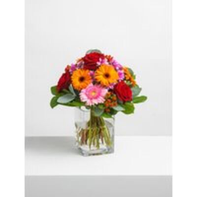 Gerbera und Rosen von Fleurop auf blumen.de