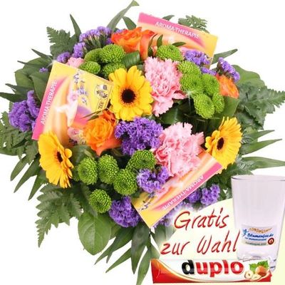 Goldmännchen Tea Special Farbenmeer von Blumenfee auf blumen.de
