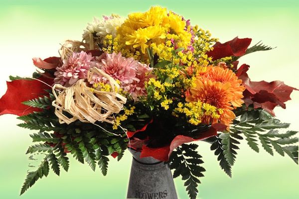 Herbststrauß mit Astern von Rosenbote.de auf blumen.de