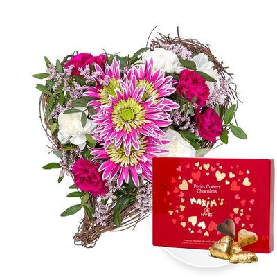 Herzstrauß  von Valentins auf blumen.de