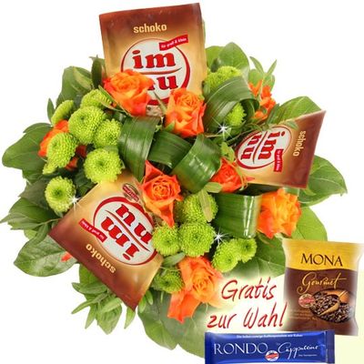 Im Nu Kakao Kaffee-BlumenSpecial  von Blumenfee auf blumen.de