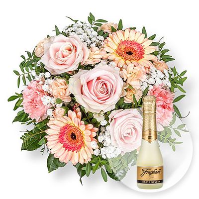 Innocence und Freixenet Semi Seco von Valentins auf blumen.de