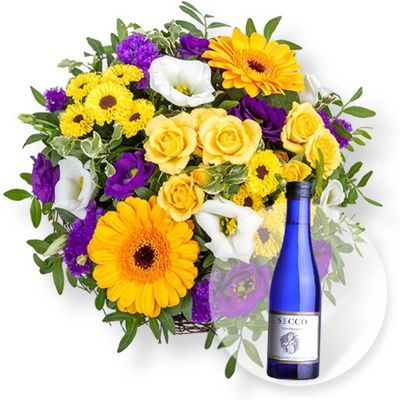 Lebensfreude und Secco von Valentins auf blumen.de