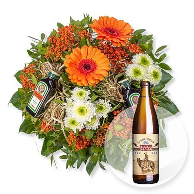 Männerfreude und Power-Papa Bier von Valentins auf blumen.de