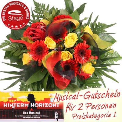 Musical Paket Hinterm Horizont - 2 Personen von Blumenfee auf blumen.de