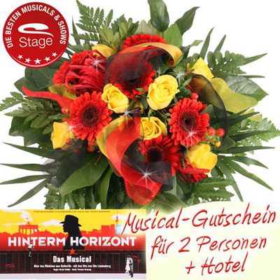 Musical Paket Hinterm Horizont mit Hotel - 2 Personen von Blumenfee auf blumen.de