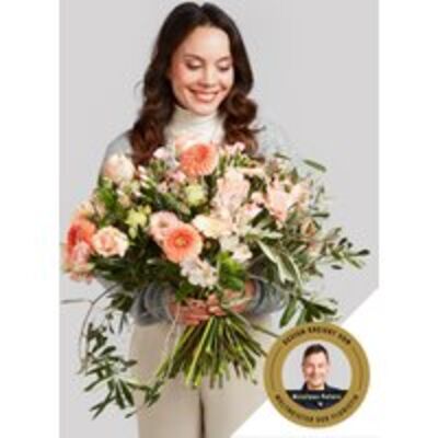 Nelken, Rosen und Germini von Fleurop auf blumen.de