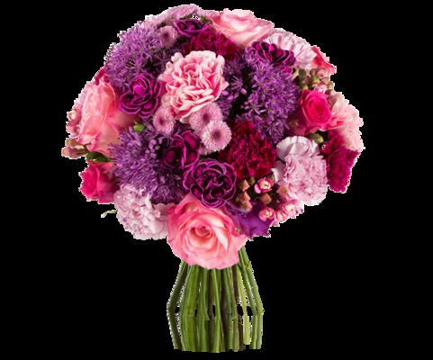 Blumenstrauß in Rosa-Lila von MIFLORA auf blumen.de