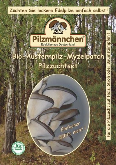 Pilz-Myzelpatches Bio Austernpilze von TOM-GARTEN auf blumen.de