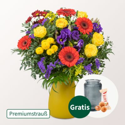 Premiumstrauß Blütenromanze von FloraPrima auf blumen.de